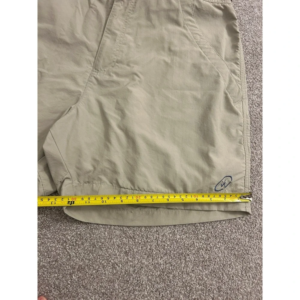 Cloudveil Hiking Shorts Mens 38 Tan Excellent Supplex Nylon Belted Cargo Trail